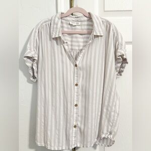Beachlunchlounge Short Sleeve Button-Up Shirt